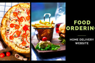 build a food ordering website restaurants, pizza etc
