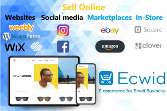 create ecommerce ecwid store for every platform