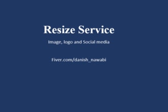 resize your images on required dimensions