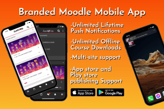 customize moodle mobile app