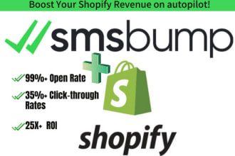 install and configure advanced smsbump for shopify store