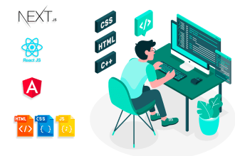 develop application in reactjs, nextjs, angular