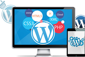 design,redesign  a custom wordpress website
