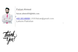 design professional clickable email signature