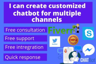 create a messenger and website chatbot for your business