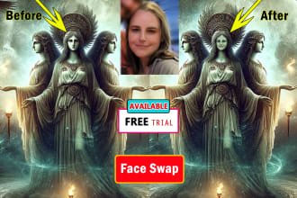 replace the body, head, and face swap