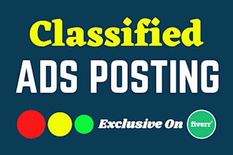 manually post on USA classified ads posting sites