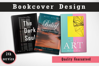 do a unique book cover, audiobook, ebook canva templates