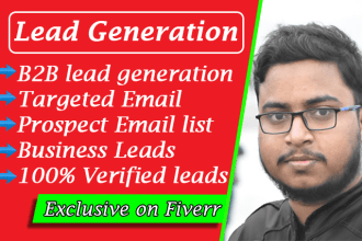 do b2b lead generation and web research
