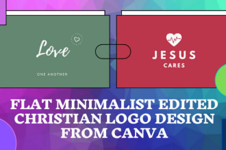 do a dazzling christian logo design