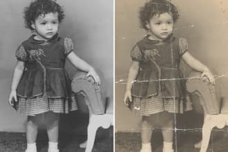 do restore retouch photo restoration, repair, fix professionally