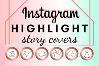 create instagram story highlight icons