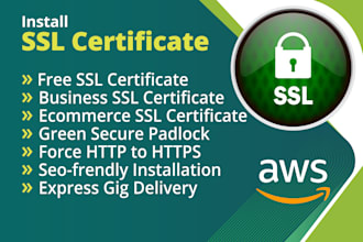 install ssl certificate fix ssl and https on amazon aws