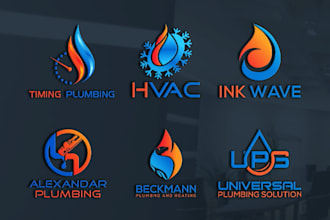 do plumbing heating cleaning oil hvac logo