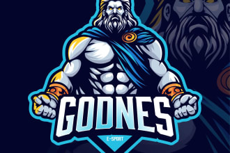 create logo esports for gaming, twitch, youtube