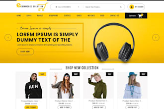 create complete e commerce website in wordpress