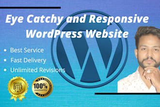 create creative wordpress website