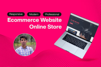 build or design business wordpress ecommerce website online store