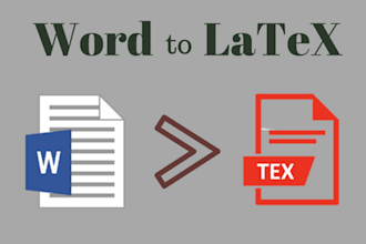 convert ms word and pdf document to latex