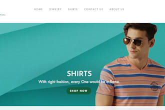 design 5 star shopify website and shopify dropshipping store
