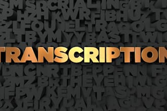 do high quality audio or video quick transcription manually