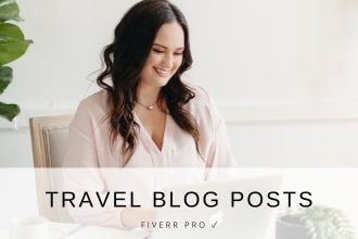 write an SEO optimized travel blog post