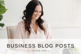 craft an engaging blog post for your business