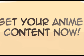 write any anime related article for your website or blog