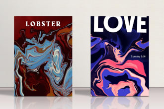 design abstract professional book cover or ebook cover