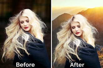 remove and replace background, people and sky from images