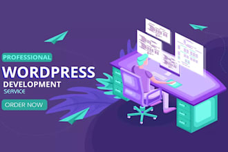 design or customize a stunning wordpress website