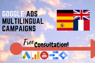 create top performing google ads campaigns in en, de, es, fr