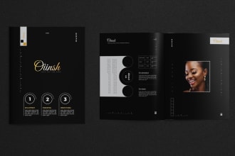 design amazing business brochure, company profile, booklet, magazine quickly