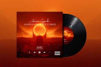 design music, mixtape single, podcast album cover artwork