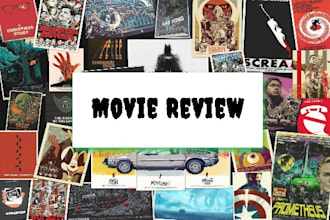 write  engaging movie review, movie article, and series review