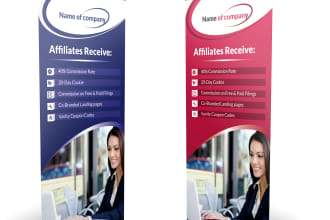 design roll up, retractable, pull up banner for your event