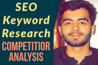 do SEO keyword research and competitor analysis