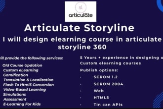 create an interactive and engaging courses in articulate storyline