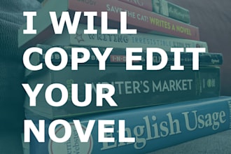 copy edit your novel