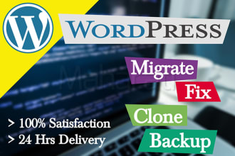 professionally migration, backup, cloning, and maintenance