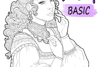 illustrate adult coloring pages or books