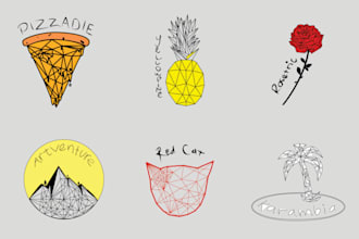 create geometric art illustrations