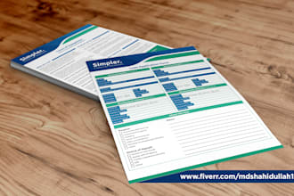 design your PDF form and make it fillable