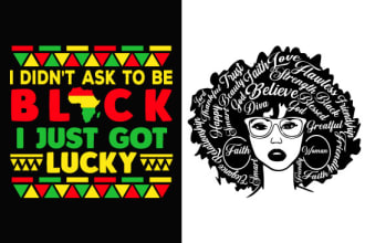 do african american typography and character design