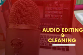 fix, edit, remix, clean up and convert your audio file