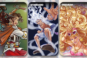 draw your oc in my semirealistic style