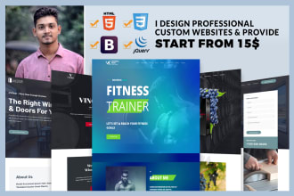 design awesome looking website and landing page within 24hrs