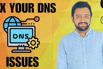 fix your domain dns or forwarding issue