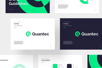 design professional brand style guide and brand book