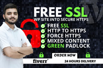 install wordpress ssl certificate, fix ssl http issue